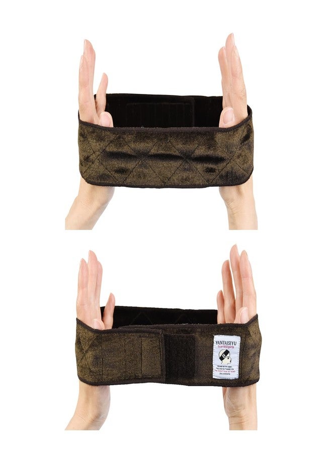 ياتشيو YANTAISIYU قطعة واحدة من ربطة الشعر المستعار، وشاح مانع للانزلاق، ربطة شعر مستعار قابلة للتعديل للنساء (بني داكن) - Image 4